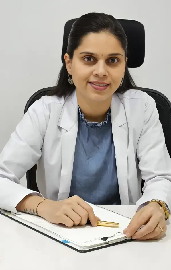 Dr. Shilpa R K at her consultation desk